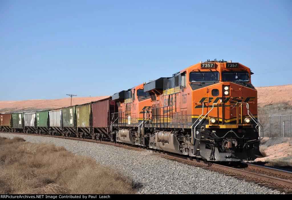 Eastbound grain train